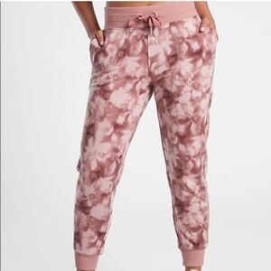 Athleta Balance Printed Jogger pink